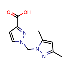 1-[(3,5-Dimethyl-1H-pyrazol-1-yl)methyl]-1H-pyrazole-3-carboxylic acid