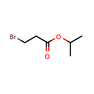 Chemical structure of Propan-2-yl 3-bromopropanoate , CAS 100983-10-6, AChemBlock AD239037