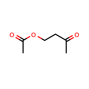 Chemical structure of 3-Oxobutyl acetate , CAS 10150-87-5, AChemBlock AD239051