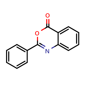 Chemical structure of 4H-3,1-Benzoxazin-4-one , CAS 1022-46-4, AChemBlock AD239089