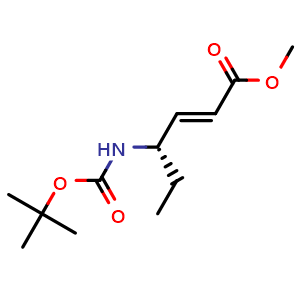 methyl (2E,4S)-4-({[(2-methylprop-2-yl)oxy]carbonyl}amino)hex-2-enoate