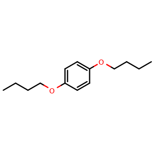 Chemical structure of 1,4-Dibutoxybenzene , CAS 104-36-9, AChemBlock AD239157