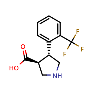 (3S,4R)-4-[2-(trifluoromethyl)phenyl]pyrrolidine-3-carboxylic acid