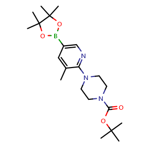 tert-Butyl 4-(3-methyl-5-(4,4,5,5-tetramethyl-1,3,2-dioxaborolan-2-yl)pyridin-2-yl)piperazine-1-carboxylate