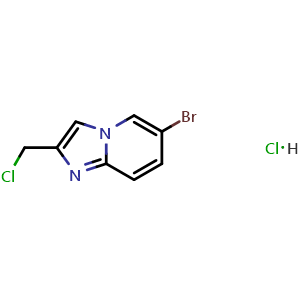 6-bromo-2-(chloromethyl)imidazo[3,2-a]pyridine hydrochloride