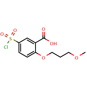 5-(Chlorosulfonyl)-2-(3-methoxypropoxy)benzoic acid