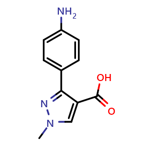 3-(4-aminophenyl)-1-methyl-1H-pyrazole-4-carboxylic acid