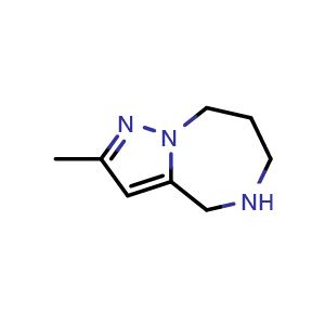 5,6,7,8-tetrahydro-2-methyl-4H-pyrazolo[1,5-a][1,4]diazepine