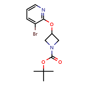 tert-butyl 3-[(3-bromopyridin-2-yl)oxy]azetidine-1-carboxylate
