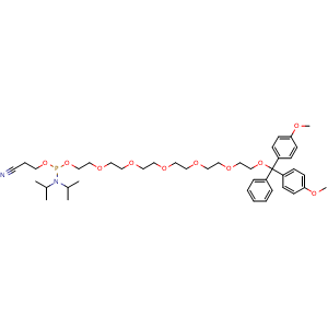 19,19-Bis(4-methoxyphenyl)-19-phenyl-3,6,9,12,15,18-hexaoxanonadec-1-yl 2-cyanoethyl N,N-bis(1-methylethyl)phosphoramidite