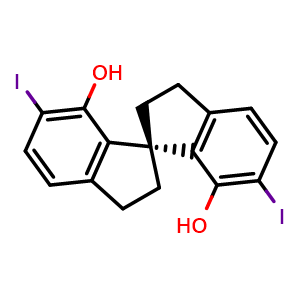 (S)-2,2',3,3'-Tetrahydro-6,6'-diiodo-1,1'-spirobi[1H-indene]-7,7'-diol