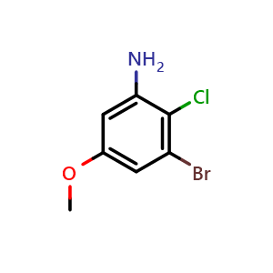 3-Bromo-2-chloro-5-methoxyaniline