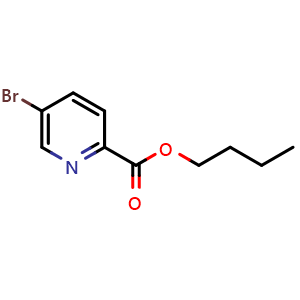 Chemical structure of Butyl 5-bromopicolinate , CAS 1289092-78-9, AChemBlock AD239863