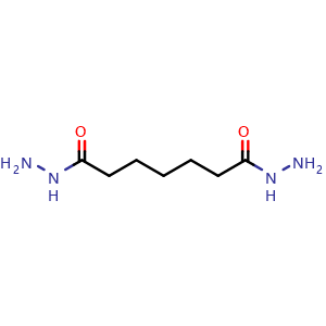 Chemical structure of Heptanedihydrazide , CAS 13043-98-6, AChemBlock AD239879