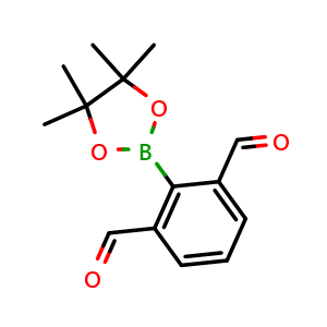 2-(4,4,5,5-tetramethyl-1,3,2-dioxaborolan-2-yl)benzene-1,3-dicarbaldehyde
