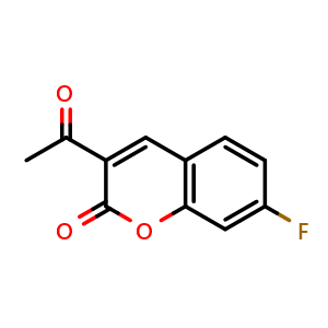 3-Acetyl-7-fluoro-2H-chromen-2-one