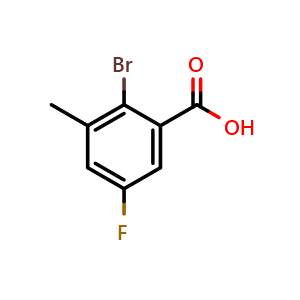 2-Bromo-5-fluoro-3-methylbenzoic acid