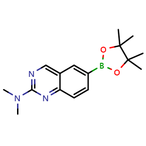 N,N-dimethyl-6-(4,4,5,5-tetramethyl-1,3,2-dioxaborolan-2-yl)quinazolin-2-amine