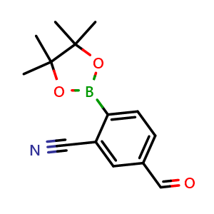 5-formyl-2-(4,4,5,5-tetramethyl-1,3,2-dioxaborolan-2-yl)benzonitrile
