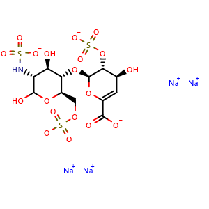 Chemical structure of Heparin disaccharide I-S (tetrasodium) , CAS 136098-10-7, AChemBlock AD240027