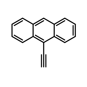 Chemical structure of 9-Ethynylanthracene , CAS 13752-40-4, AChemBlock AD240088