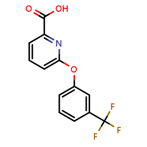 6-[3-(trifluoromethyl)phenoxy]pyridine-2-carboxylic acid