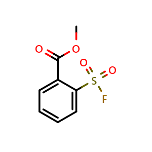 Chemical structure of Methyl 2-(fluorosulfonyl)benzoate , CAS 137654-46-7, AChemBlock AD240092