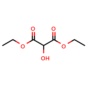 Chemical structure of 1,3-diethyl 2-hydroxypropanedioate , CAS 13937-08-1, AChemBlock AD240133