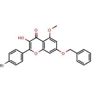7-(Benzyloxy)-2-(4-bromophenyl)-3-hydroxy-5-methoxy-4H-chromen-4-one