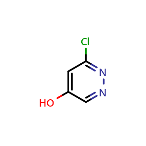 Chemical structure of 6-chloropyridazin-4-ol , CAS 1415928-75-4, AChemBlock AD240176