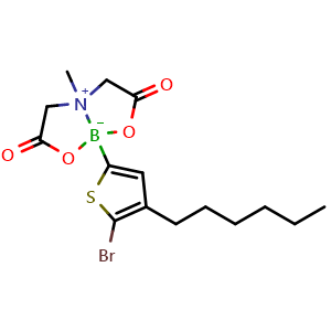 8-(5-Bromo-4-hexylthiophen-2-yl)-4-methyl-2,6-dioxohexahydro-[1,3,2]oxazaborolo[2,3-b][1,3,2]oxazaborol-4-ium-8-uide