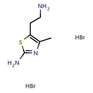 Chemical structure of Amthamine dihydrobromide , CAS 142457-00-9, AChemBlock AD240212