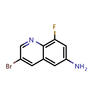 3-bromo-8-fluoroquinolin-6-amine