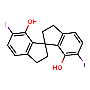 6,6'-diiodo-2,2',3,3'-tetrahydro-1,1'-spirobi[indene]-7,7'-diol