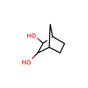 Chemical structure of bicyclo[2.2.1]heptane-2,3-diol , CAS 14440-78-9, AChemBlock AD240257