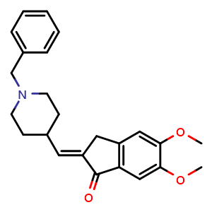 (2E)-2-[(1-benzylpiperidin-4-yl)methylidene]-5,6-dimethoxy-2,3-dihydro-1H-inden-1-one
