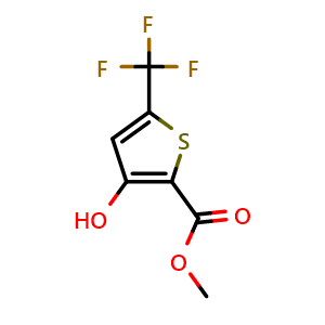 methyl 3-hydroxy-5-(trifluoromethyl)thiophene-2-carboxylate