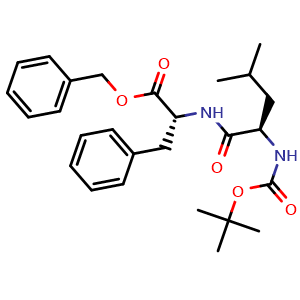 D-Phenylalanine, N-[N-[(1,1-dimethylethoxy)carbonyl]-D-leucyl]-, phenylmethyl ester
