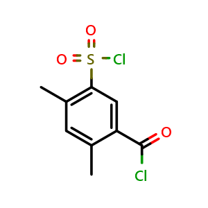 5-(chlorosulfonyl)-2,4-dimethylbenzoyl chloride