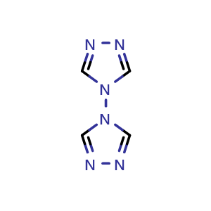 Chemical structure of 4-(4H-1,2,4-triazol-4-yl)-4H-1,2,4-triazole , CAS 16227-15-9, AChemBlock AD240525