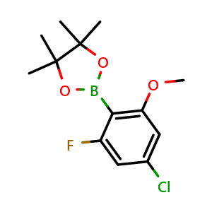 2-(4-chloro-2-fluoro-6-methoxyphenyl)-4,4,5,5-tetramethyl-1,3,2-dioxaborolane