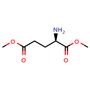 Chemical structure of (R)-Dimethyl 2-aminopentanedioate , CAS 16422-27-8, AChemBlock AD240558