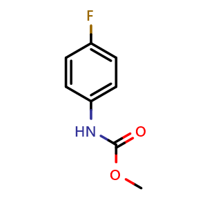 Chemical structure of methyl N-(4-fluorophenyl)carbamate , CAS 16744-99-3, AChemBlock AD240587
