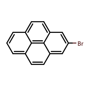 Chemical structure of 2-Bromopyrene , CAS 1714-27-8, AChemBlock AD240642