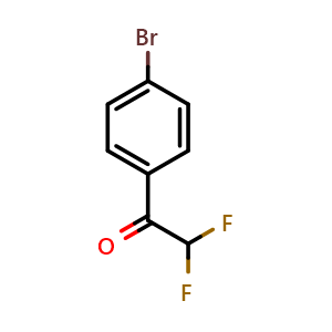 1-(4-Bromophenyl)-2,2-difluoroethan-1-one