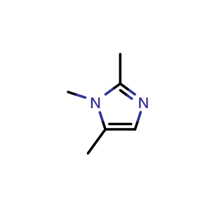 Chemical structure of 1,2,5-trimethyl-1H-imidazole , CAS 1739-81-7, AChemBlock AD240657