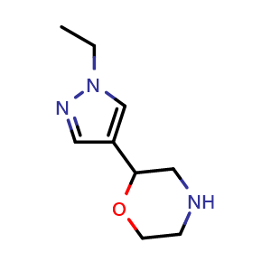 2-(1-ethyl-1H-pyrazol-4-yl)morpholine