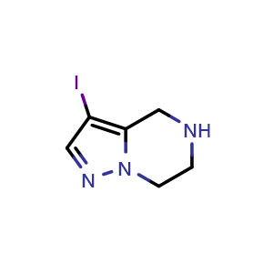 3-iodo-4,5,6,7-tetrahydropyrazolo[1,5-a]pyrazine