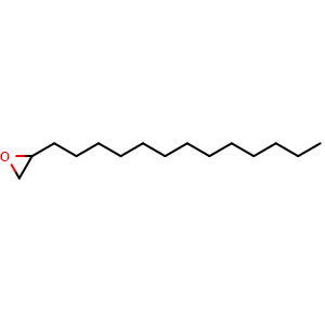 Chemical structure of 2-tridecyloxirane , CAS 18633-25-5, AChemBlock AD240851