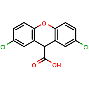 2,7-dichloro-9H-xanthene-9-carboxylic acid